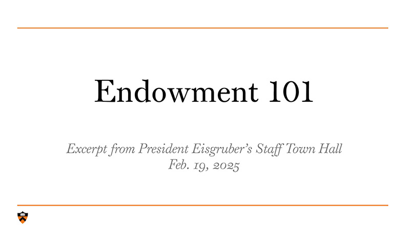 endowments Endowment 101